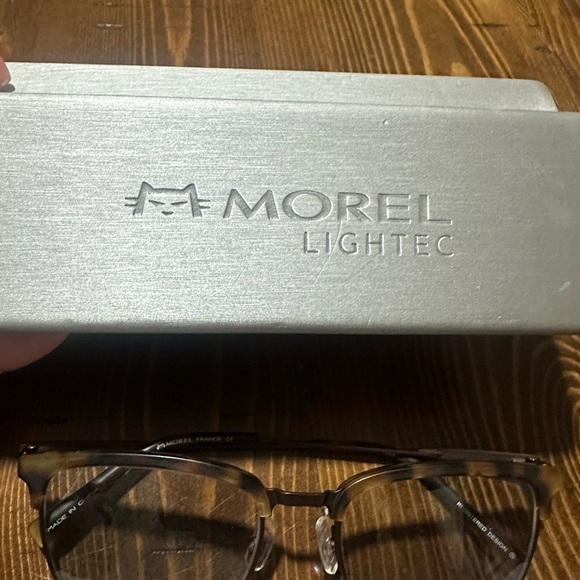 Morel Nomad Tortoise Eyeglasses Frames - Picture 6 of 8